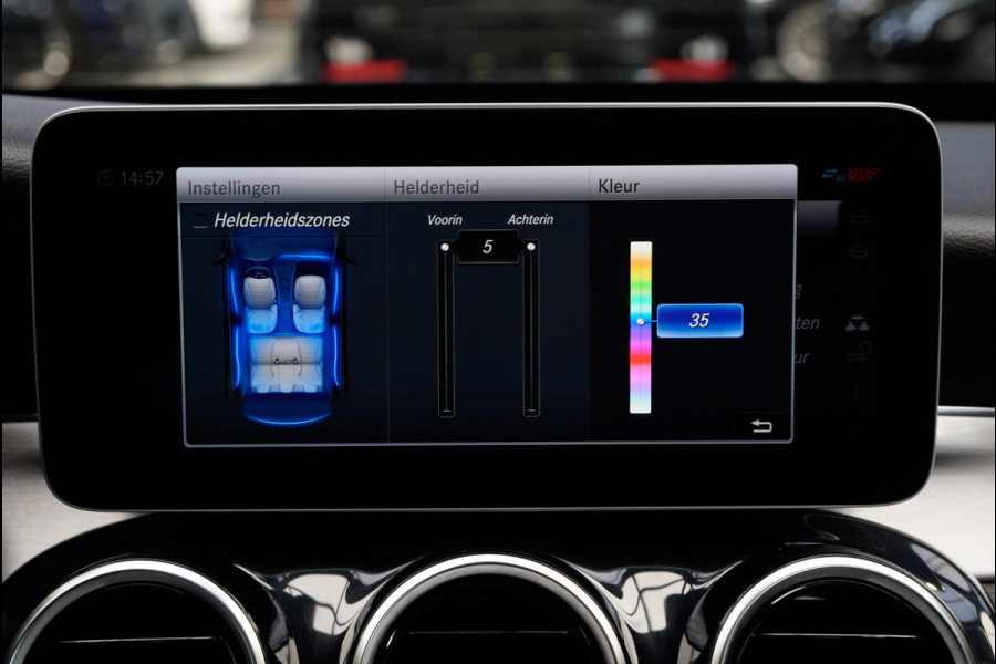 Mercedes-Benz C-Klasse Estate 180 Navi Leder Camera LED PTS Elektr. achterklep Climate Control LM velgen