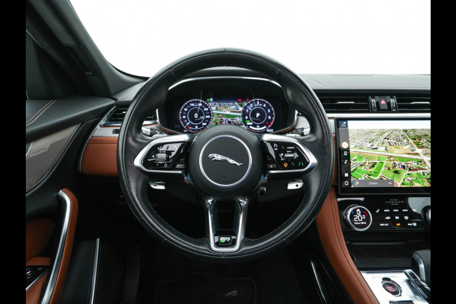 Jaguar F-Pace 2.0 P400e PHEV R-Dynamic HSE AWD ( Plug-in ) (INCL-BTW) Aut. *PANO | LEATHER | MERIDIAN-SOUND | FULL-LED | TOPVIEW | BLINDSPOT | KEYLESS | DAB+ | HEATED-COMFORTSEATS | NAVI-FULLMAP | DIGI-COCKPIT | HEAD-UP | PRIVACYGLASS | TOWBAR | 22"*