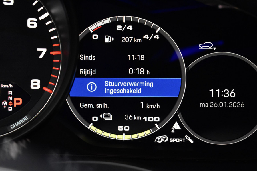 Porsche Cayenne Coupé 3.0 E-Hybrid 462pk SportDesign Techart | Pano | ACC | 22'' Wielen | PDLS+ Matrix | Alcantara dakhemel | Matrix PDLS+ |