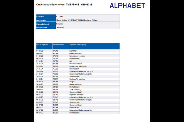 Škoda Kodiaq 1.5 TSI Business Edition NL AUTO | AFN. TREKHAAK | CARPLAY |