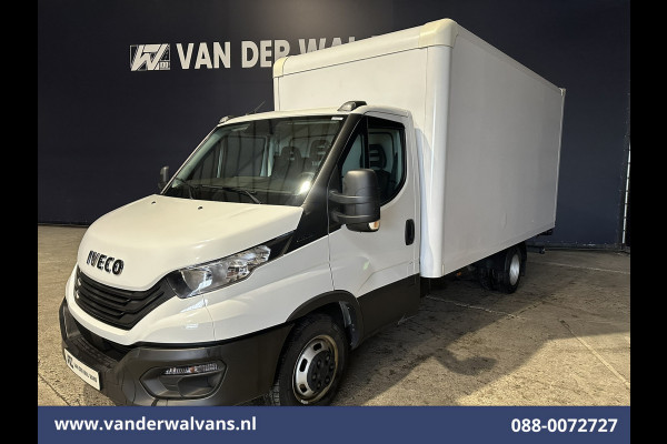 Iveco Daily 35C16H 157pk Dubbel Lucht Bakwagen Laadklep Euro6 Airco | 910kg laadvermogen Bijrijdersbank