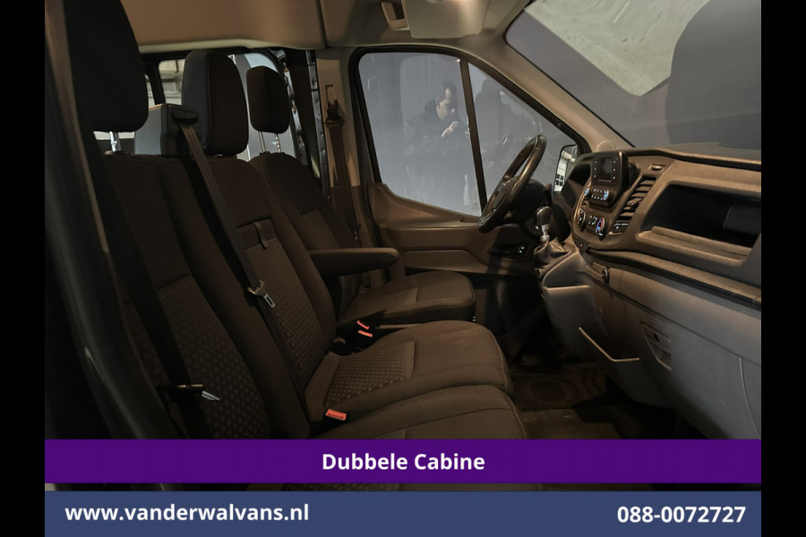 Ford Transit 2.0 TDCI 185pk L4H3 Dubbele Cabine Euro6 Airco | 6-Zits | Camera | Cruisecontrol Parkeersensoren, 2800kg trekvermogen