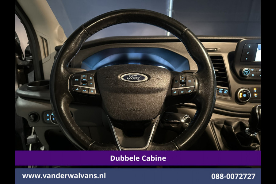Ford Transit 2.0 TDCI 185pk L4H3 Dubbele Cabine Euro6 Airco | 6-Zits | Camera | Cruisecontrol Parkeersensoren, 2800kg trekvermogen