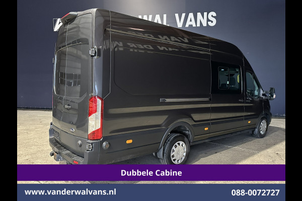 Ford Transit 2.0 TDCI 185pk L4H3 Dubbele Cabine Euro6 Airco | 6-Zits | Camera | Cruisecontrol Parkeersensoren, 2800kg trekvermogen