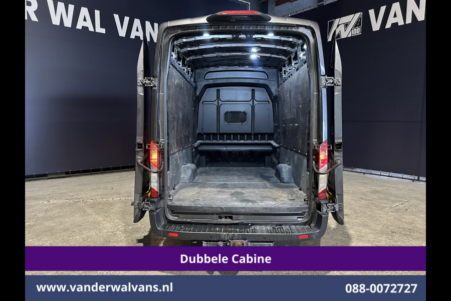 Ford Transit 2.0 TDCI 185pk L4H3 Dubbele Cabine Euro6 Airco | 6-Zits | Camera | Cruisecontrol Parkeersensoren, 2800kg trekvermogen