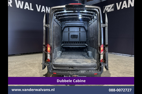 Ford Transit 2.0 TDCI 185pk L4H3 Dubbele Cabine Euro6 Airco | 6-Zits | Camera | Cruisecontrol Parkeersensoren, 2800kg trekvermogen