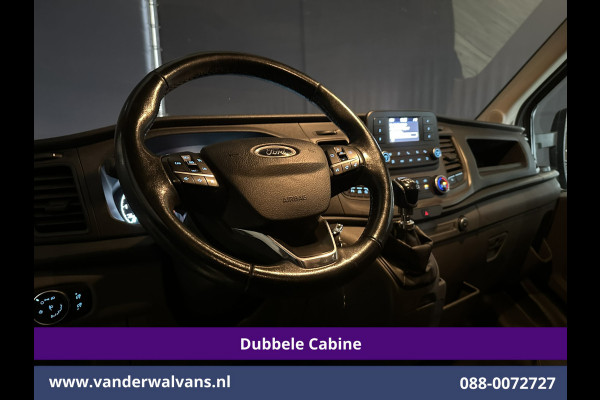 Ford Transit 2.0 TDCI 185pk L4H3 Dubbele Cabine Euro6 Airco | 6-Zits | Camera | Cruisecontrol Parkeersensoren, 2800kg trekvermogen