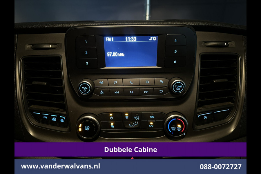Ford Transit 2.0 TDCI 185pk L4H3 Dubbele Cabine Euro6 Airco | 6-Zits | Camera | Cruisecontrol Parkeersensoren, 2800kg trekvermogen