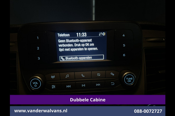 Ford Transit 2.0 TDCI 185pk L4H3 Dubbele Cabine Euro6 Airco | 6-Zits | Camera | Cruisecontrol Parkeersensoren, 2800kg trekvermogen
