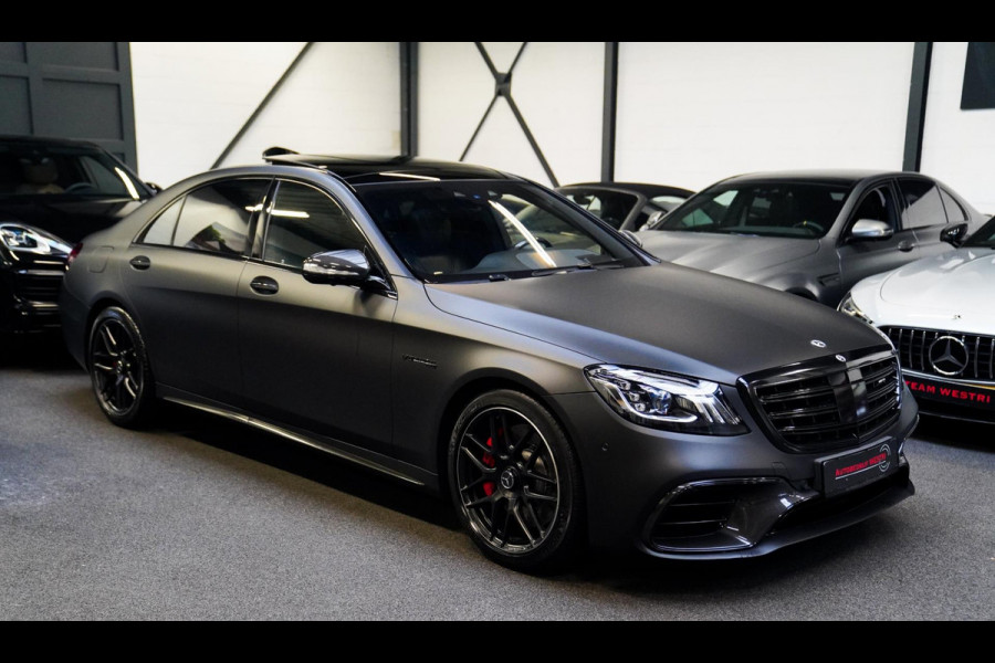 Mercedes-Benz S-Klasse AMG 63 4Matic+ Lang Premium Plus | Burmester 3D | Panorama | Massage stoelen | Stoelkoeling | Carbon |