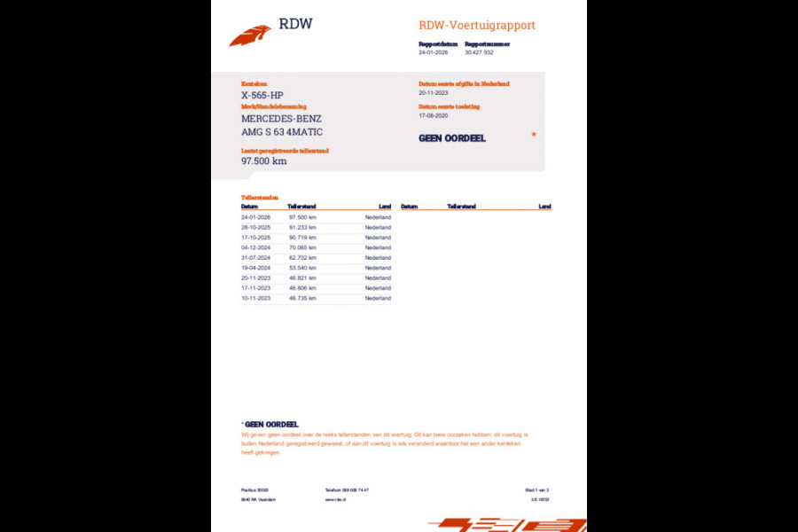 Mercedes-Benz S-Klasse AMG 63 4Matic+ Lang Premium Plus | Burmester 3D | Panorama | Massage stoelen | Stoelkoeling | Carbon |