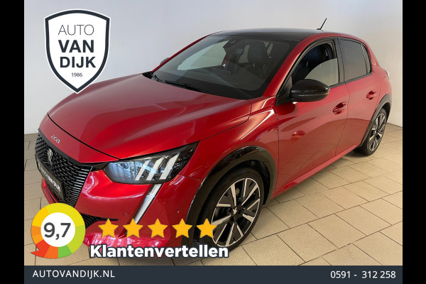 Peugeot 208 1.2 PureTech GT 100PK AIRCO CLIMA NAVI CRUISE PANO APPLE CARPLAY 3D COCKPIT PDC CAM LAGE KM STAND NIEUWSTAAT