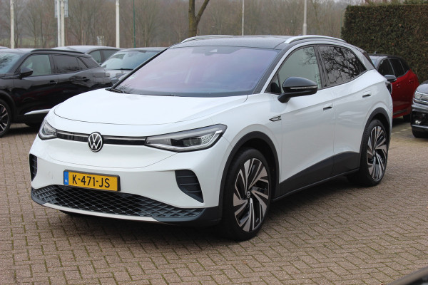 Volkswagen ID.4 Max 77 kWh / SOH 90,1% / Full option! / warmtepomp/  Panoramadak / Camera / Head-up / Keyless / 20'' / ACC / Dodehoek / Elektr. stoelen / Massage / Navigatie / Stuurverwarming