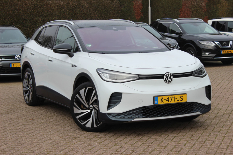 Volkswagen ID.4 Max 77 kWh / SOH 90,1% / Full option! / warmtepomp/  Panoramadak / Camera / Head-up / Keyless / 20'' / ACC / Dodehoek / Elektr. stoelen / Massage / Navigatie / Stuurverwarming