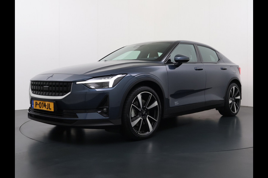 Polestar 2 Long Range 78kWh SOH 92% Leer Panoramadak Adap.Cruise Trekhaak Harman/Kardon®-Audio Memory Apple Carplay Android Auto Navi Ecc Stoel+Stuur+Achterbankverwarming Pdc Elek.Achterklep Lane Assist BLIS Road Sign Info 1e Eigenaar Origineel Nederlandse Auto