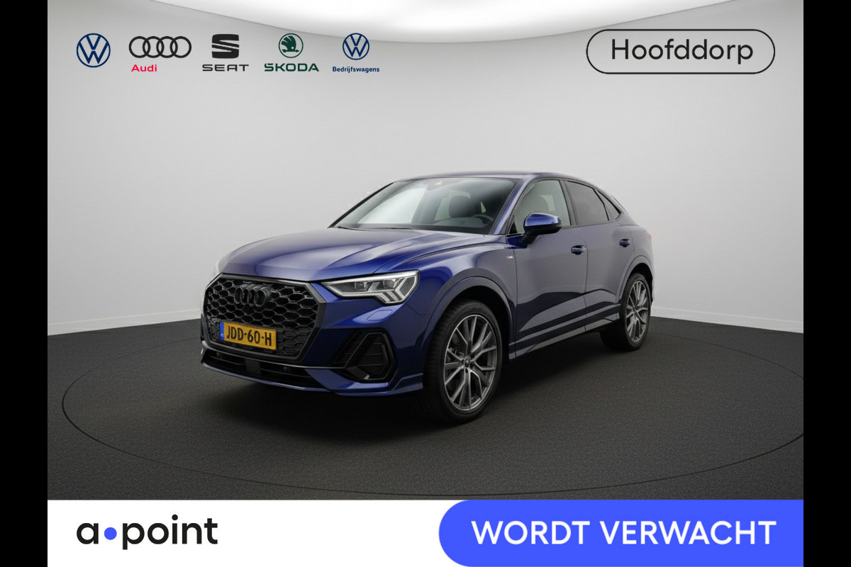 Audi Q3 Sportback 45 TFSI e S Edition 245 pk S-tronic | Navigatie | Parkeersensoren | Achteruitrijcamera | Matrix LED koplampen | Stoelverwarming | S-Line |