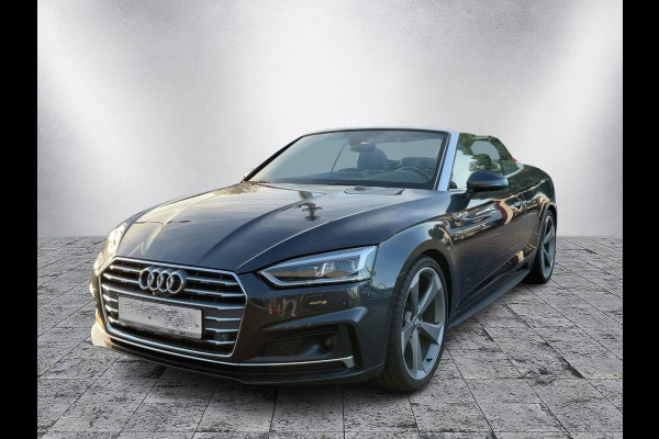 Audi A5 Cabriolet 40 TFSI S-LINE ** LED, VIRTUAL, LEDER, ACC, ALARM, ELECTR. ST, 20-inch LMV ** UNFALLFREI - Slechts 24.900km. ** ** INFORMEER OOK NAAR ONZE AANTREKKELIJKE FINANCIAL-LEASE TARIEVEN **