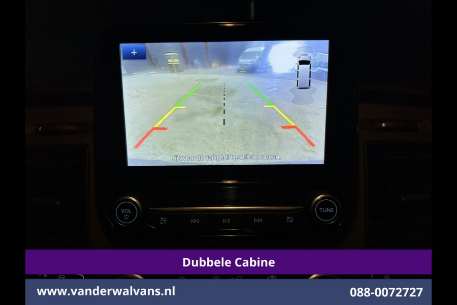 Ford Transit Custom 2.0 TDCI 130pk L2H1 Dubbele Cabine Euro6 Airco | 6-Zits | Camera | Navigatie | LED | Apple Carplay Android Auto, Cruisecontrol, Stoelverwarming, Verwarmde voorruit, Parkeersensoren, Achterklep