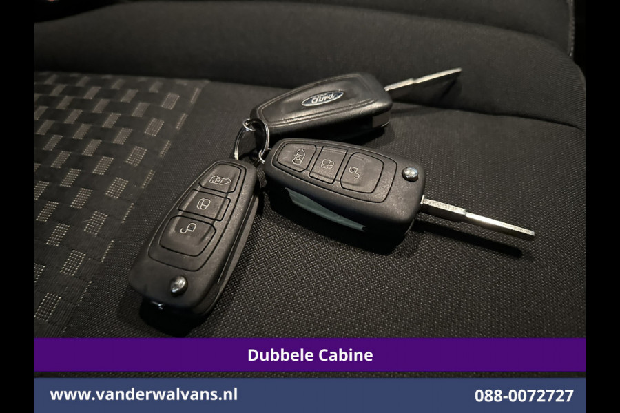 Ford Transit Custom 2.0 TDCI 130pk L2H1 Dubbele Cabine Euro6 Airco | 6-Zits | Camera | Navigatie | LED | Apple Carplay Android Auto, Cruisecontrol, Stoelverwarming, Verwarmde voorruit, Parkeersensoren, Achterklep