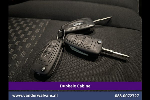 Ford Transit Custom 2.0 TDCI 130pk L2H1 Dubbele Cabine Euro6 Airco | 6-Zits | Camera | Navigatie | LED | Apple Carplay Android Auto, Cruisecontrol, Stoelverwarming, Verwarmde voorruit, Parkeersensoren, Achterklep
