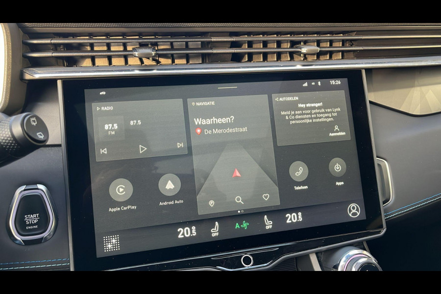 Lynk & Co 01 1.5 | 261 pk | PHEV | 360 Camera | Adaptieve Cruise | Elek. Achterklep | Panorama dak | Stoelverwarming | 1.800kg Trekgewicht