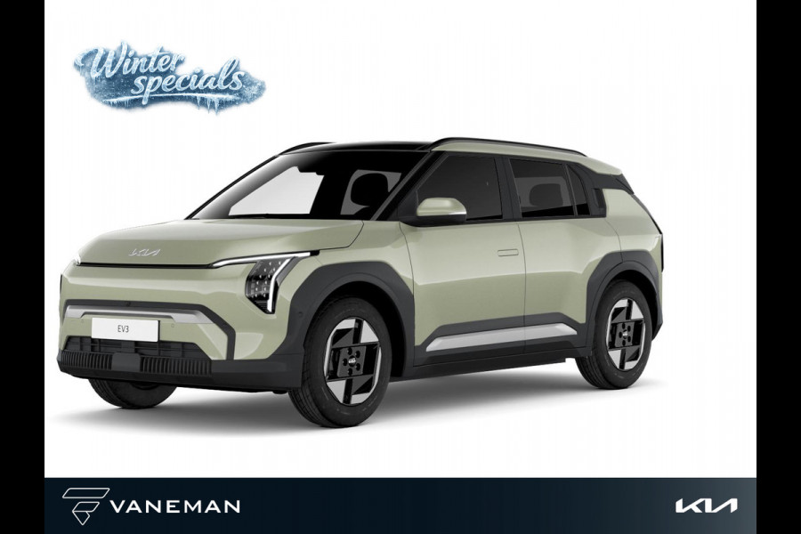 Kia EV3 Plus Advanced 81.4 kWh | Elektrisch glazen schuif-/kanteldak | Kunstlederen bekleding