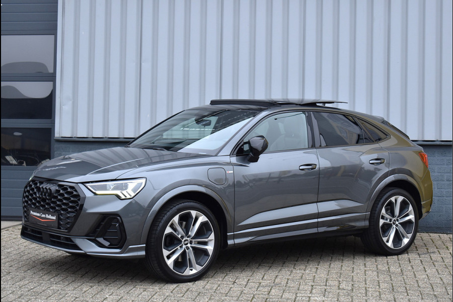 Audi Q3 Sportback 45 TFSI e S-Line 245 Pk Pano Sfeer Keyless Camera Navi Full Led 20 Inch