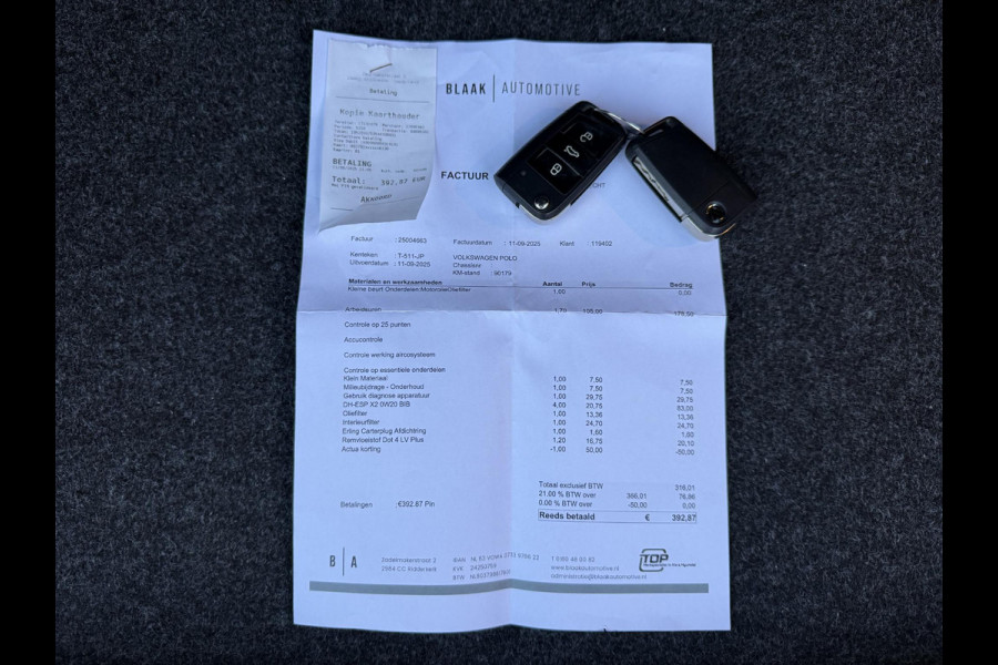 Volkswagen Polo 1.0 TSI Highline Business R 1e Eigenaar,Navi,Airco,Cruise,PDC V+A,Trekhaak,Bluetooth,Dodehoek,APK tot 08-2027