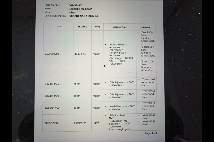 Mercedes-Benz Citan 108 CDI L1 Pro Euro 6 CarPlay/acteruitrijcamera/cruise control