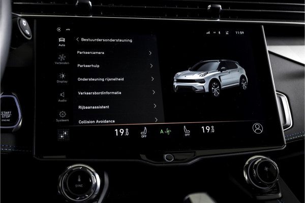 Lynk & Co 01 1.5 PHEV 261PK MY23 | Donkere hemel | 360 Camera | 7.4 kWh boordlader | S/K-panodak | Adapt. Cruise | Memory | Elek. klep | LM 20" | 2285