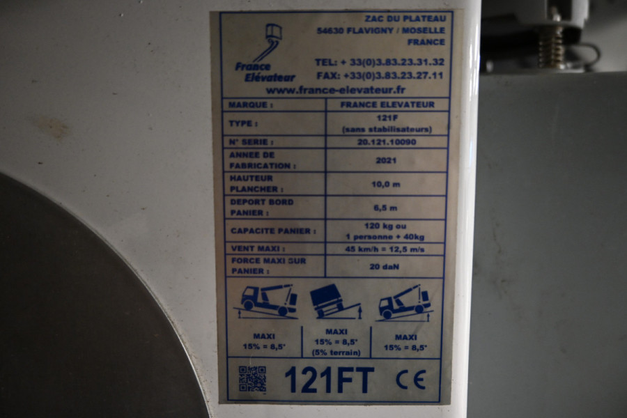 Mercedes-Benz Sprinter 316 CDI L2H2 Lift Hoogwerker, France Elevateur 121FT