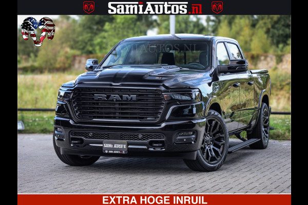 Dodge Ram 1500 Night Premium | Full Option | De Meest Luxe Pick-Up in zijn Klasse | Comfortabele Dubbele Cabine met Royale 5 Zitplaatsen | BPM vrij | Nu Leverbaar uit Voorraad | Voorraad Nr 2285 - 7648