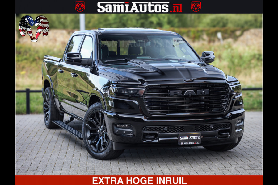 Dodge Ram 1500 Night Premium | Full Option | De Meest Luxe Pick-Up in zijn Klasse | Comfortabele Dubbele Cabine met Royale 5 Zitplaatsen | BPM vrij | Nu Leverbaar uit Voorraad | Voorraad Nr 2285 - 7648
