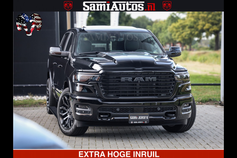 Dodge Ram 1500 Night Premium | Full Option | De Meest Luxe Pick-Up in zijn Klasse | Comfortabele Dubbele Cabine met Royale 5 Zitplaatsen | BPM vrij | Nu Leverbaar uit Voorraad | Voorraad Nr 2285 - 7648