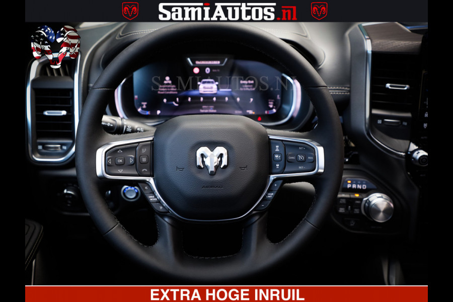 Dodge Ram 1500 Night Premium | Full Option | De Meest Luxe Pick-Up in zijn Klasse | Comfortabele Dubbele Cabine met Royale 5 Zitplaatsen | BPM vrij | Nu Leverbaar uit Voorraad | Voorraad Nr 2285 - 7648