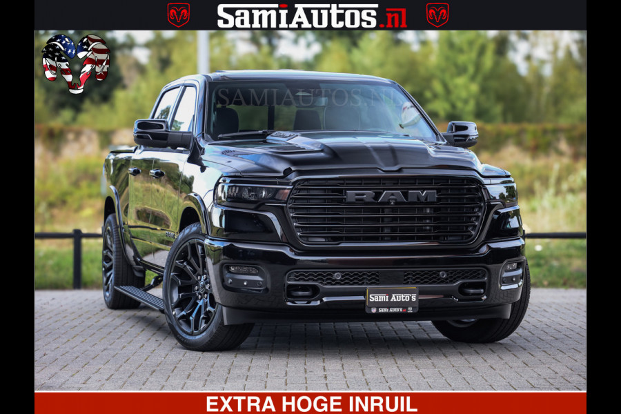 Dodge Ram 1500 Night Premium | Full Option | De Meest Luxe Pick-Up in zijn Klasse | Comfortabele Dubbele Cabine met Royale 5 Zitplaatsen | BPM vrij | Nu Leverbaar uit Voorraad | Voorraad Nr 2285 - 7648