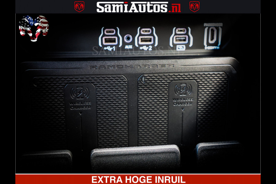 Dodge Ram 1500 Night Premium | Full Option | De Meest Luxe Pick-Up in zijn Klasse | Comfortabele Dubbele Cabine met Royale 5 Zitplaatsen | BPM vrij | Nu Leverbaar uit Voorraad | Voorraad Nr 2285 - 7648