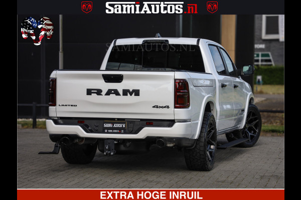 Dodge Ram 1500 Limited Night High Output 540HP 706Nm | Massage + Full Option | De Meest Luxe en Volle Pick-Up in zijn Klasse | Comfortabele Dubbele Cabine met Royale 5 Zitplaatsen | BPM vrij | Nu Leverbaar uit Voorraad | Voorraad Nr 2336 - 7700