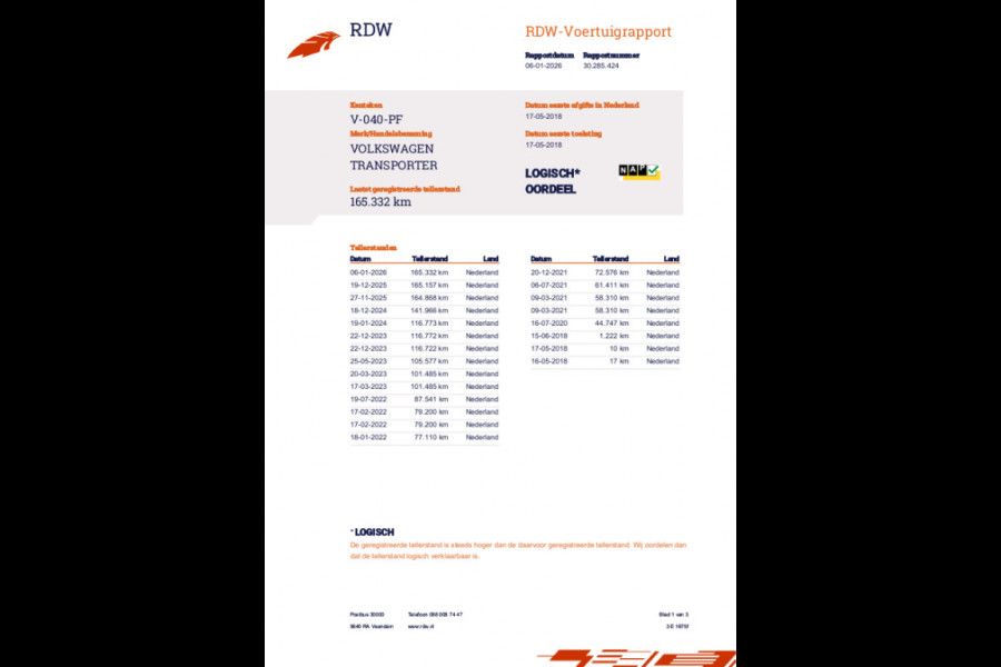 Volkswagen Transporter 2.0 TDI L2H1 DC Highline Automaat - N.A.P. Airco, Cruise, Navi, PDC