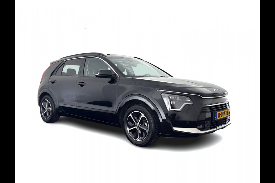Kia Niro 1.6 GDi Hybrid Dynamic Plus Line HEV (INCL-BTW) Aut. *PANO | LEATHER | DIGI-COCKPIT | NAVI-FULLMAP | DAB | ADAPTIVE-CRUISE | CAMERA | HEATED-COMFORTSEATS | KEYLESS | PRIVACYGLASS | SHIFTPADDLES | CARPLAY |  HEAD-UP | ...