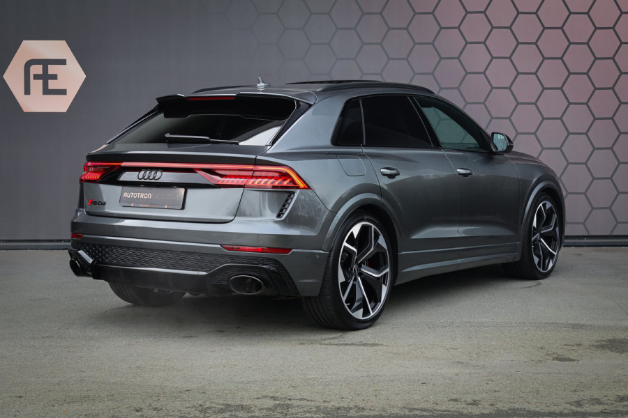 Audi RSQ8 RS Q8 quattro | RS DYNAMIC PACK 305KM/H | KERAMISCH | B&O 3D | 4W-BESTURING | PANORAMADAK | STOELKOELING/VERWARMING/MASSAGE | 23 RSQ8