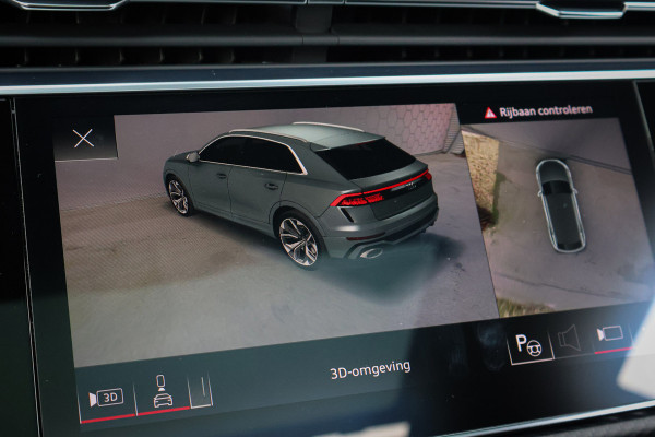 Audi RSQ8 RS Q8 quattro | RS DYNAMIC PACK 305KM/H | KERAMISCH | B&O 3D | 4W-BESTURING | PANORAMADAK | STOELKOELING/VERWARMING/MASSAGE | 23 RSQ8