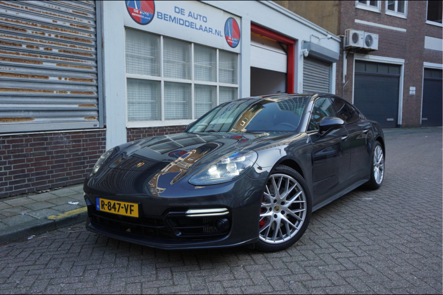 Porsche Panamera 4.0 GTS V8 BiTurbo | Sport Chrono | Luchtvering | Panoramadak | Adaptive + Lane | 4x Memory Verwarming Koeling | Soft close | Sfeerverlichting | Nieuwprijs ca € 226.000,-