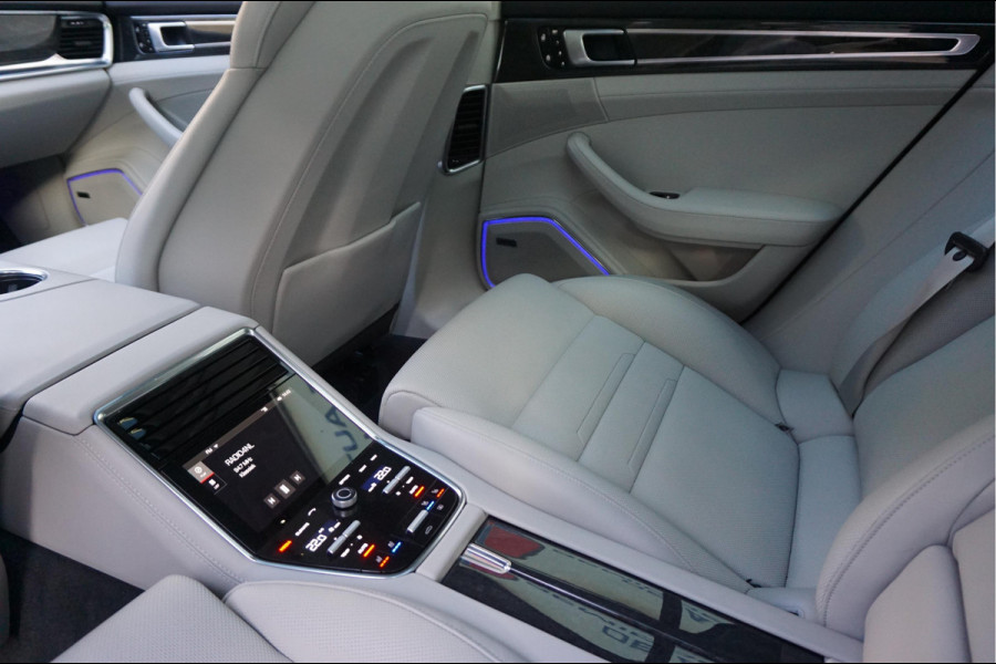 Porsche Panamera 4.0 GTS V8 BiTurbo | Sport Chrono | Luchtvering | Panoramadak | Adaptive + Lane | 4x Memory Verwarming Koeling | Soft close | Sfeerverlichting | Nieuwprijs ca € 226.000,-