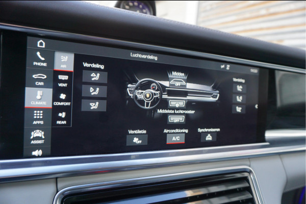 Porsche Panamera 4.0 GTS V8 BiTurbo | Sport Chrono | Luchtvering | Panoramadak | Adaptive + Lane | 4x Memory Verwarming Koeling | Soft close | Sfeerverlichting | Nieuwprijs ca € 226.000,-