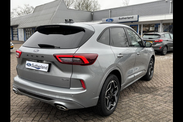 Ford Kuga 2.5 PHEV ST-Line X 243pk | orig. NL auto | Panoramadak | Wegklapbare trekhaak | Winter Pack | 19 inch | Adaptieve LED | Head up Display | Solar Silver