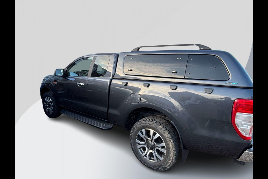Ford Ranger 2.0 EcoBlue XLT Super Cab 170pk Automaat | Trekhaak | Hardtop Laadruimte | Achteruitrijcamera | 3.500kg Trekgewicht | Stoelverwarming | Dealer onderhouden