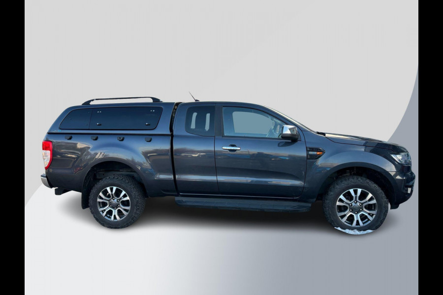 Ford Ranger 2.0 EcoBlue XLT Super Cab 170pk Automaat | Trekhaak | Hardtop Laadruimte | Achteruitrijcamera | 3.500kg Trekgewicht | Stoelverwarming | Dealer onderhouden