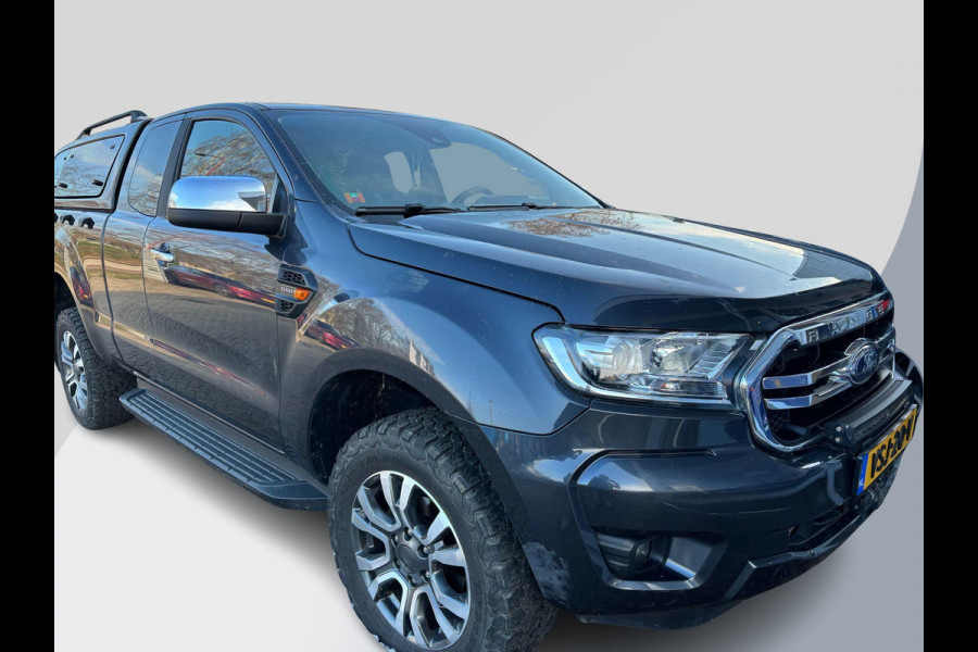 Ford Ranger 2.0 EcoBlue XLT Super Cab 170pk Automaat | Trekhaak | Hardtop Laadruimte | Achteruitrijcamera | 3.500kg Trekgewicht | Stoelverwarming | Dealer onderhouden