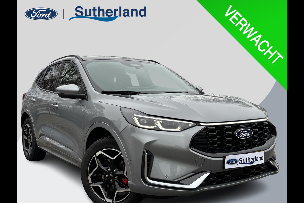 Ford Kuga 2.5 PHEV ST-Line X 243pk | orig. NL auto | Panoramadak | Wegklapbare trekhaak | Winter Pack | 19 inch | Adaptieve LED | Head up Display | Solar Silver